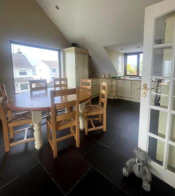 Kitchen and dining area