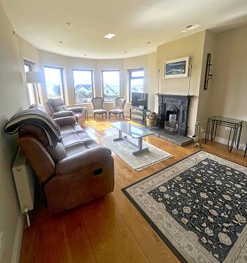 The living area with a view